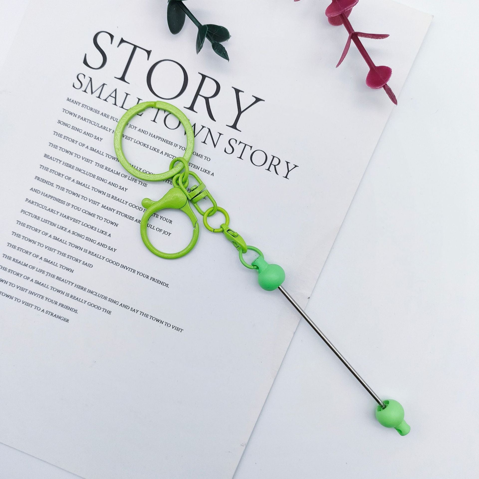 Wholesale DIY Personalized Baked Paint Color Cute Keychains